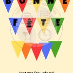 birthday banner triangle french website mock up picture 1500 x 2000