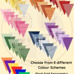 triangle banner mock up picture 1500 x 2000